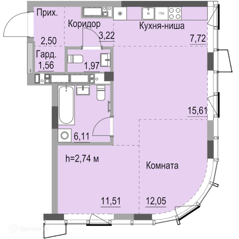 Фото квартиры в ЖК Республика
