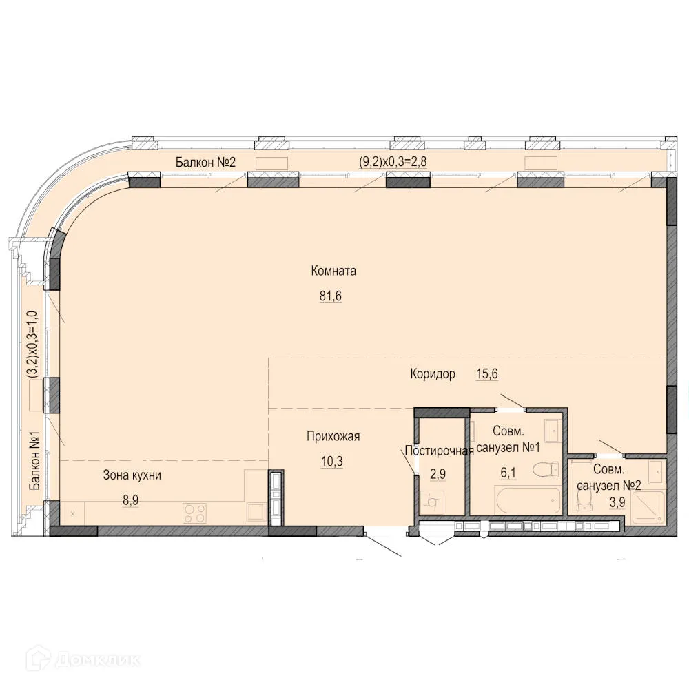 Фото квартиры в ЖК Михайловский