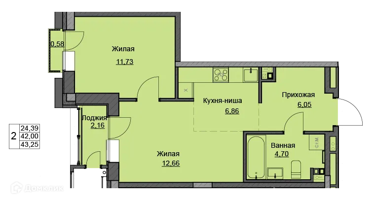 Фото квартиры в ЖК Чехов Квартал Премьерный дом