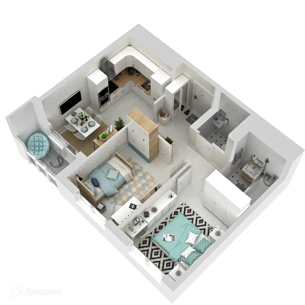 Фото квартиры в ЖК Друзья