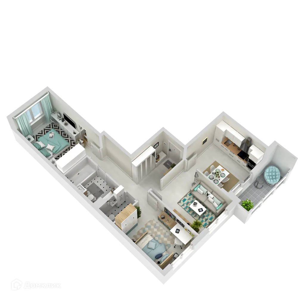 Фото квартиры в ЖК Друзья