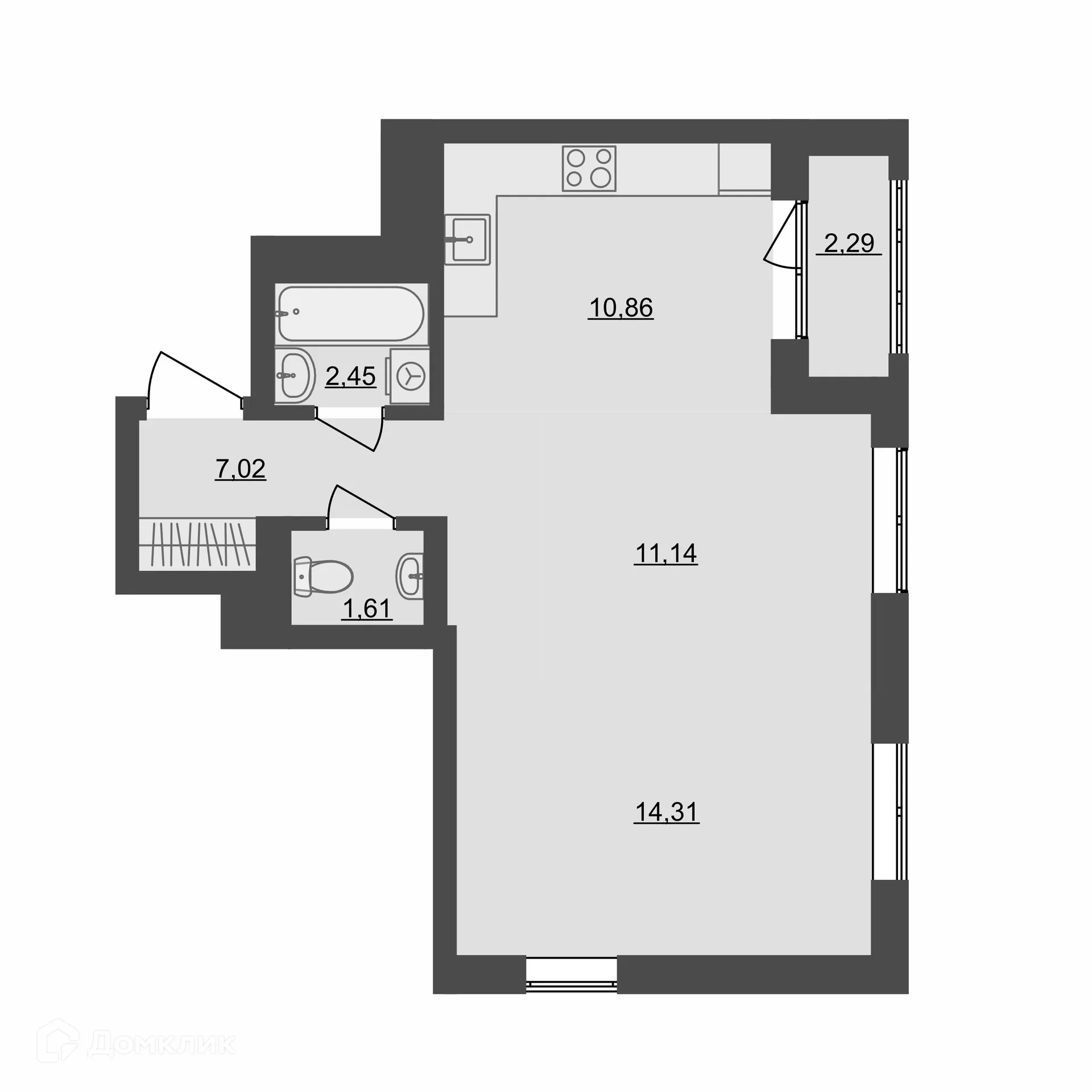 Фото квартиры в ЖК "Фамильный дом"