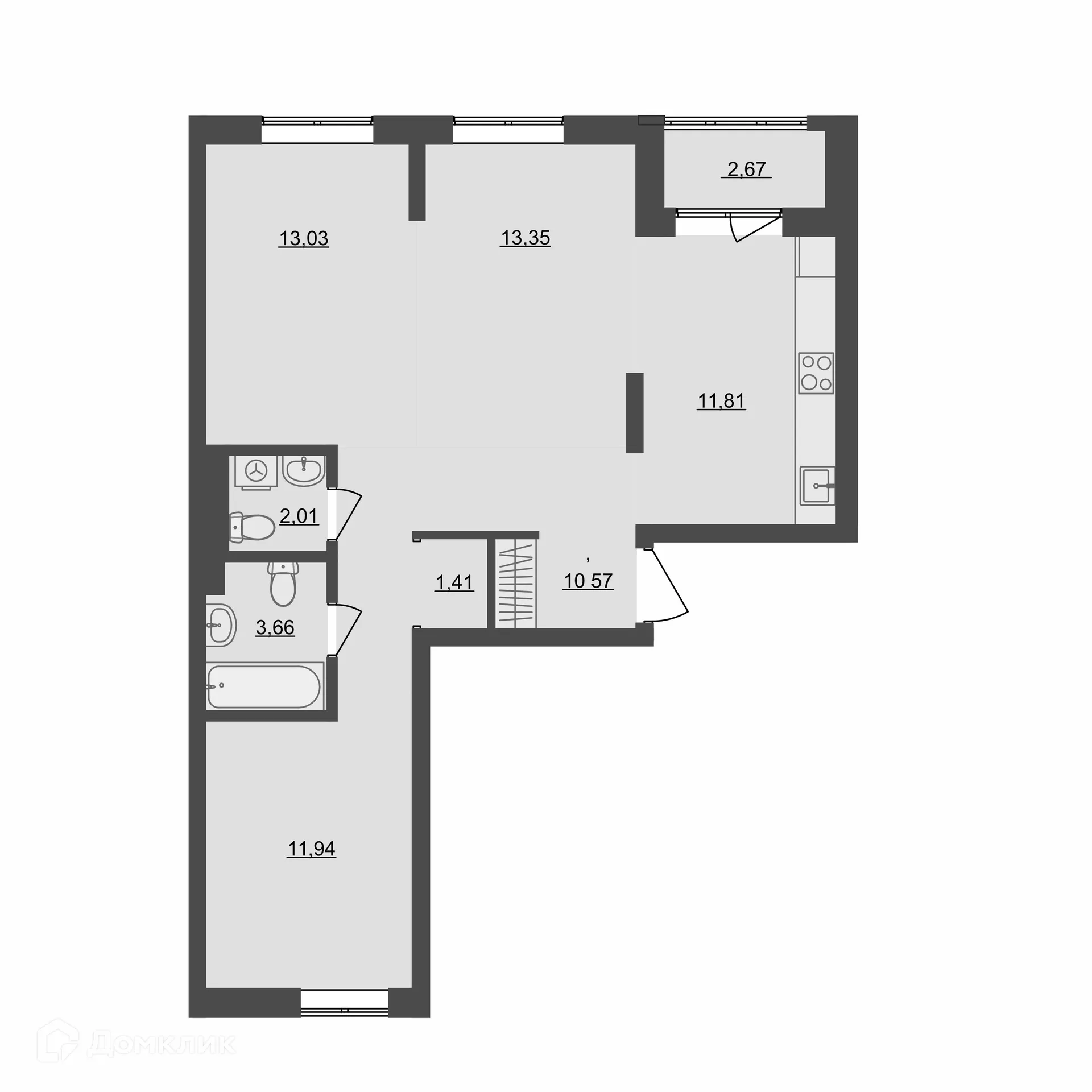 Фото квартиры в ЖК "Фамильный дом"