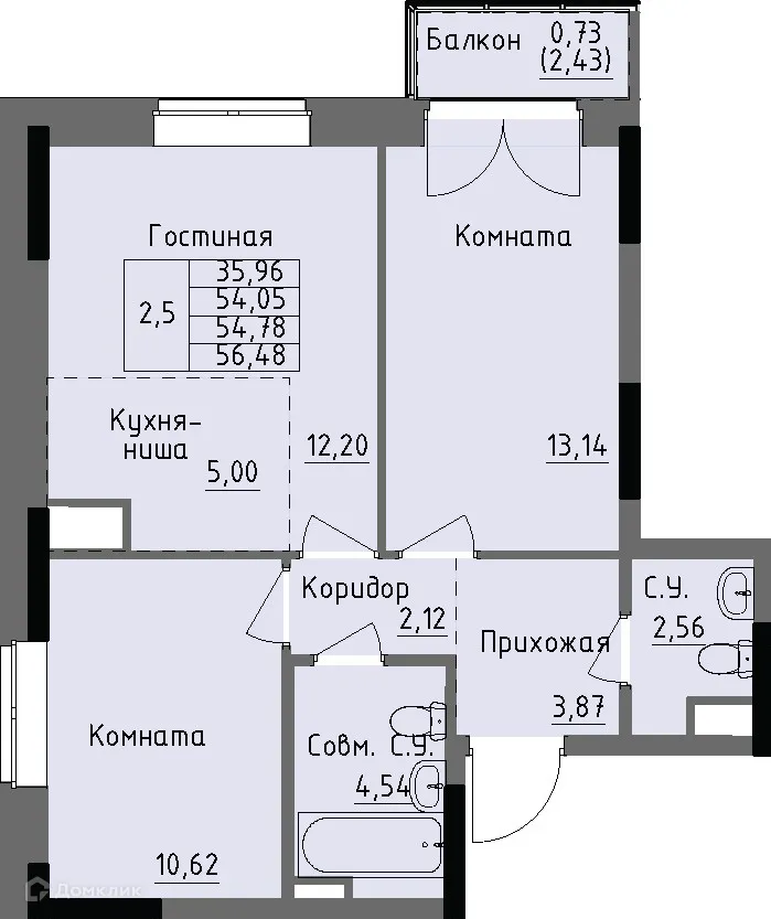 Фото квартиры в ЖК Арден на Селтинской