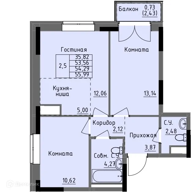Фото квартиры в ЖК Арден на Селтинской