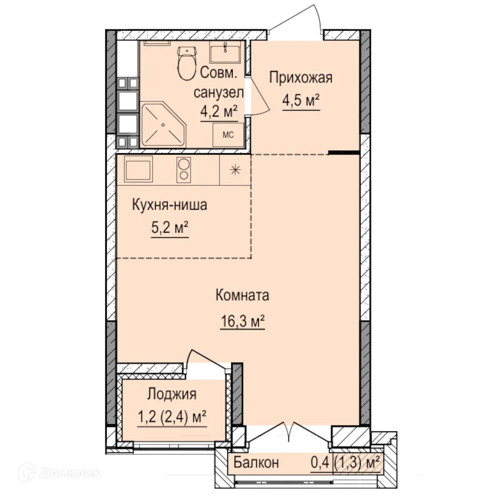 Фото квартиры в ЖК Норвежский Лес