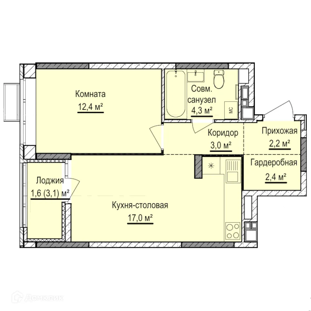 Фото квартиры в ЖК Норвежский Лес