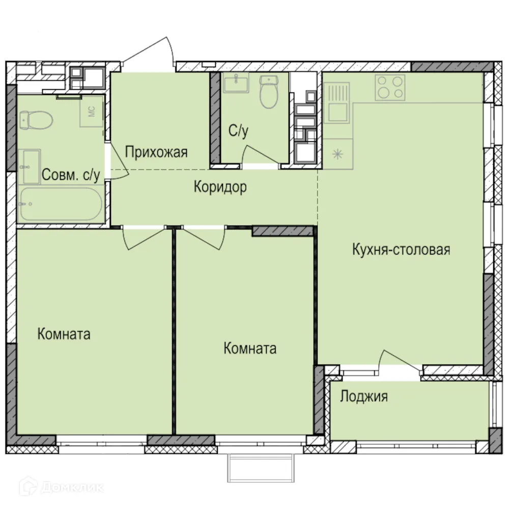 Фото квартиры в ЖК Норвежский Лес