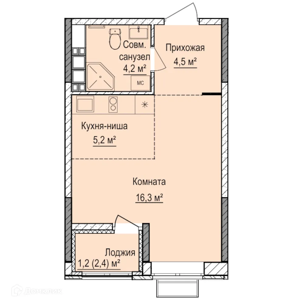 Фото квартиры в ЖК Норвежский Лес