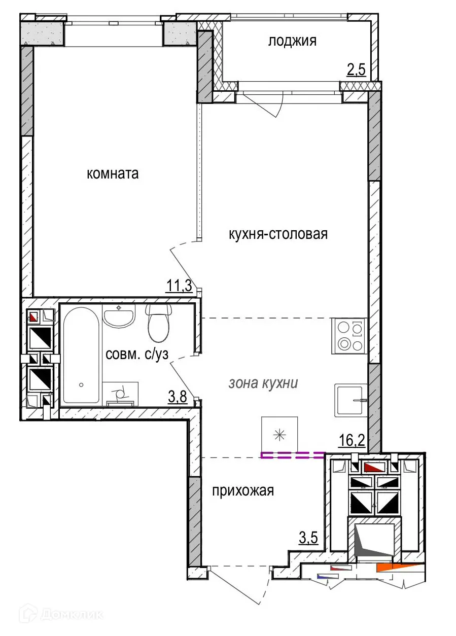 Фото квартиры в ЖК Березовая роща