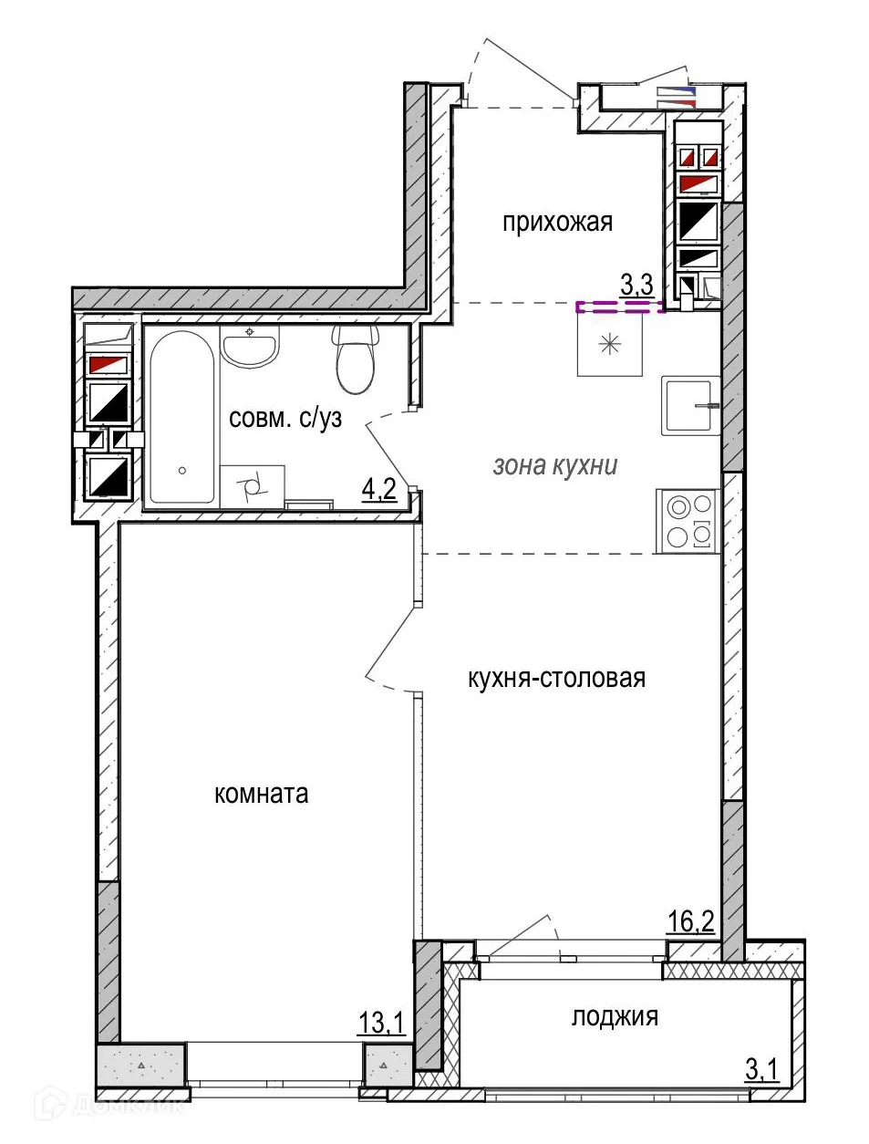 Фото квартиры в ЖК Березовая роща