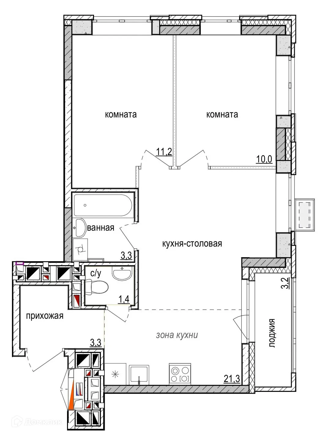 Фото квартиры в ЖК Березовая роща