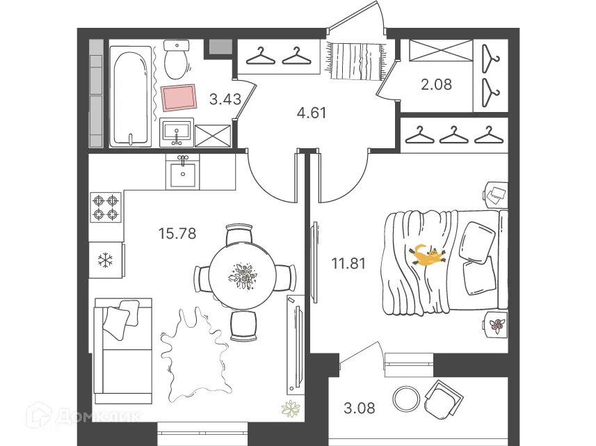 Фото квартиры в ЖК Микрорайон "Новая Жизнь"