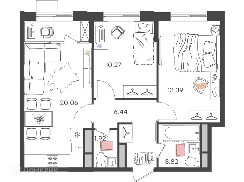 Фото квартиры в ЖК Микрорайон "Новая Жизнь"