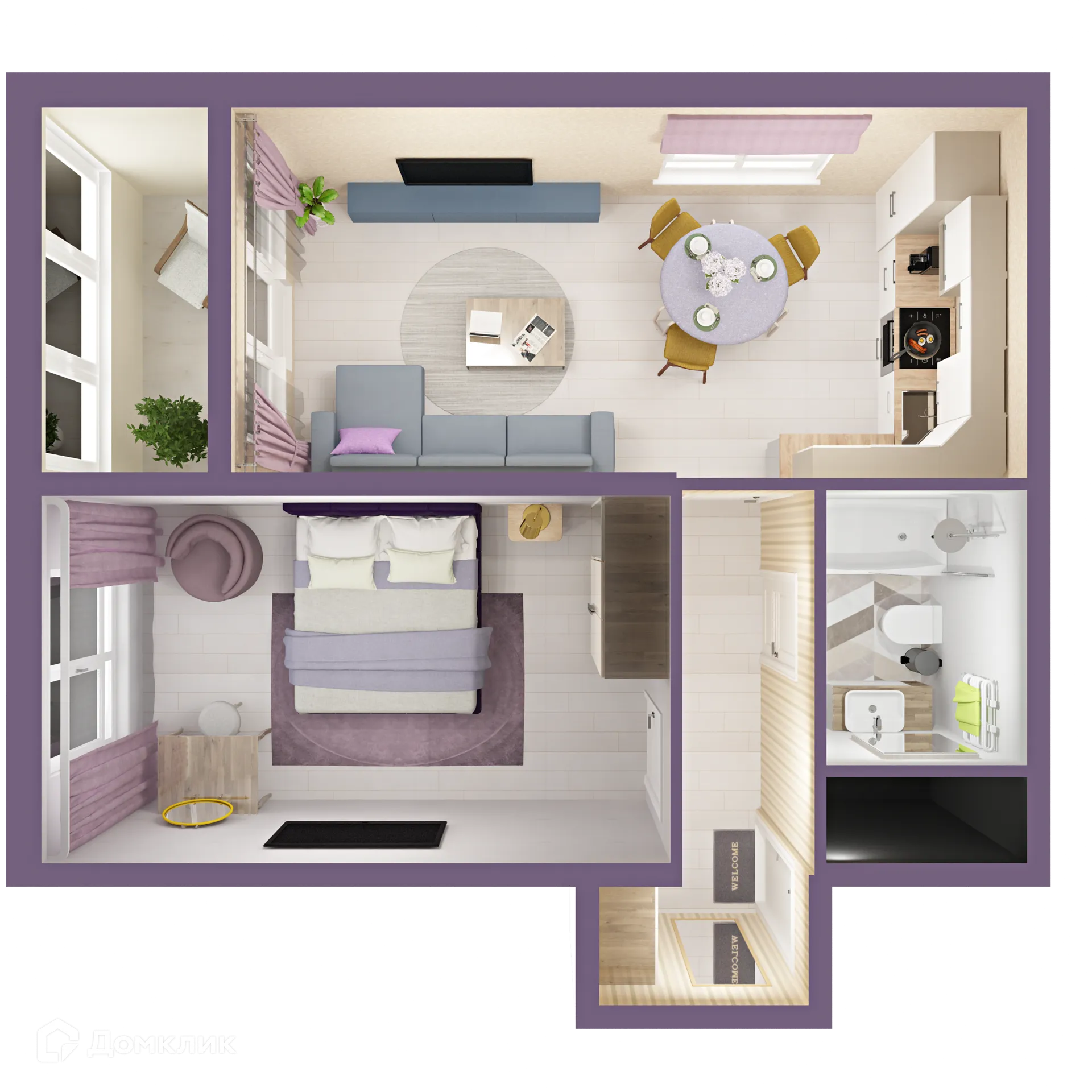 Фото квартиры в ЖК "Сиреневый"