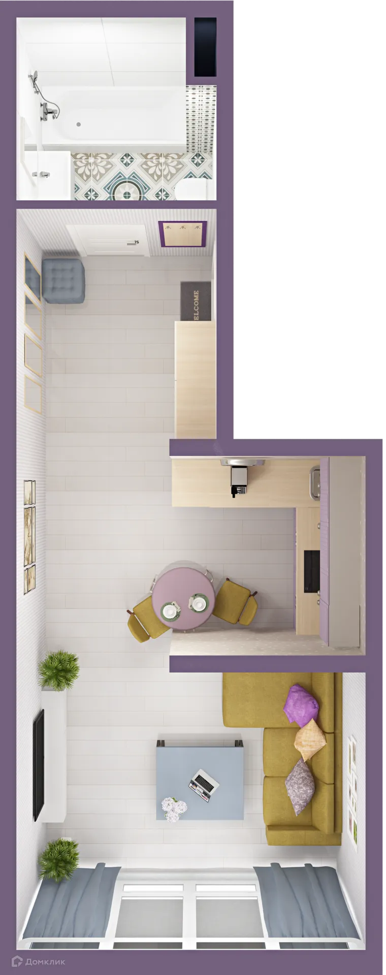 Фото квартиры в ЖК "Сиреневый"