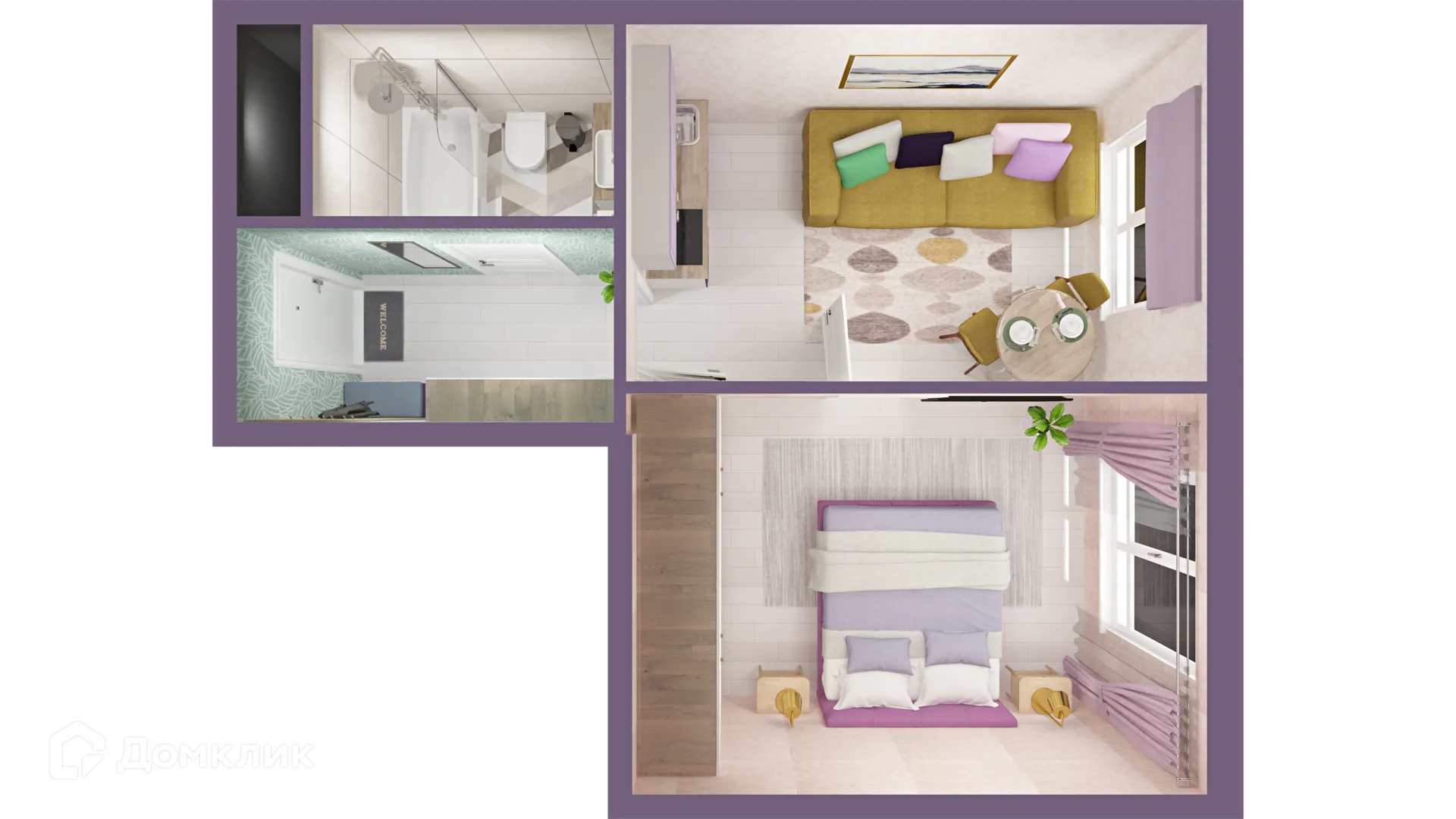 Фото квартиры в ЖК "Сиреневый"