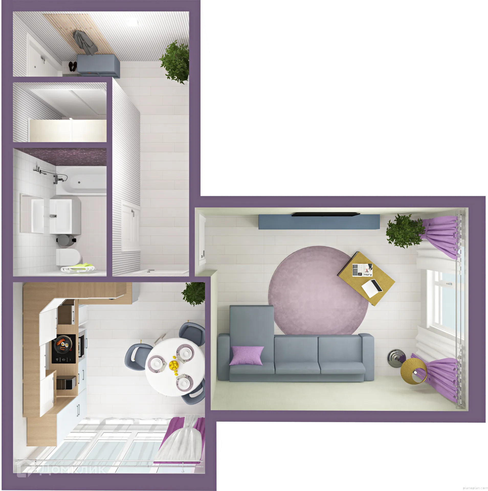 Фото квартиры в ЖК "Сиреневый"