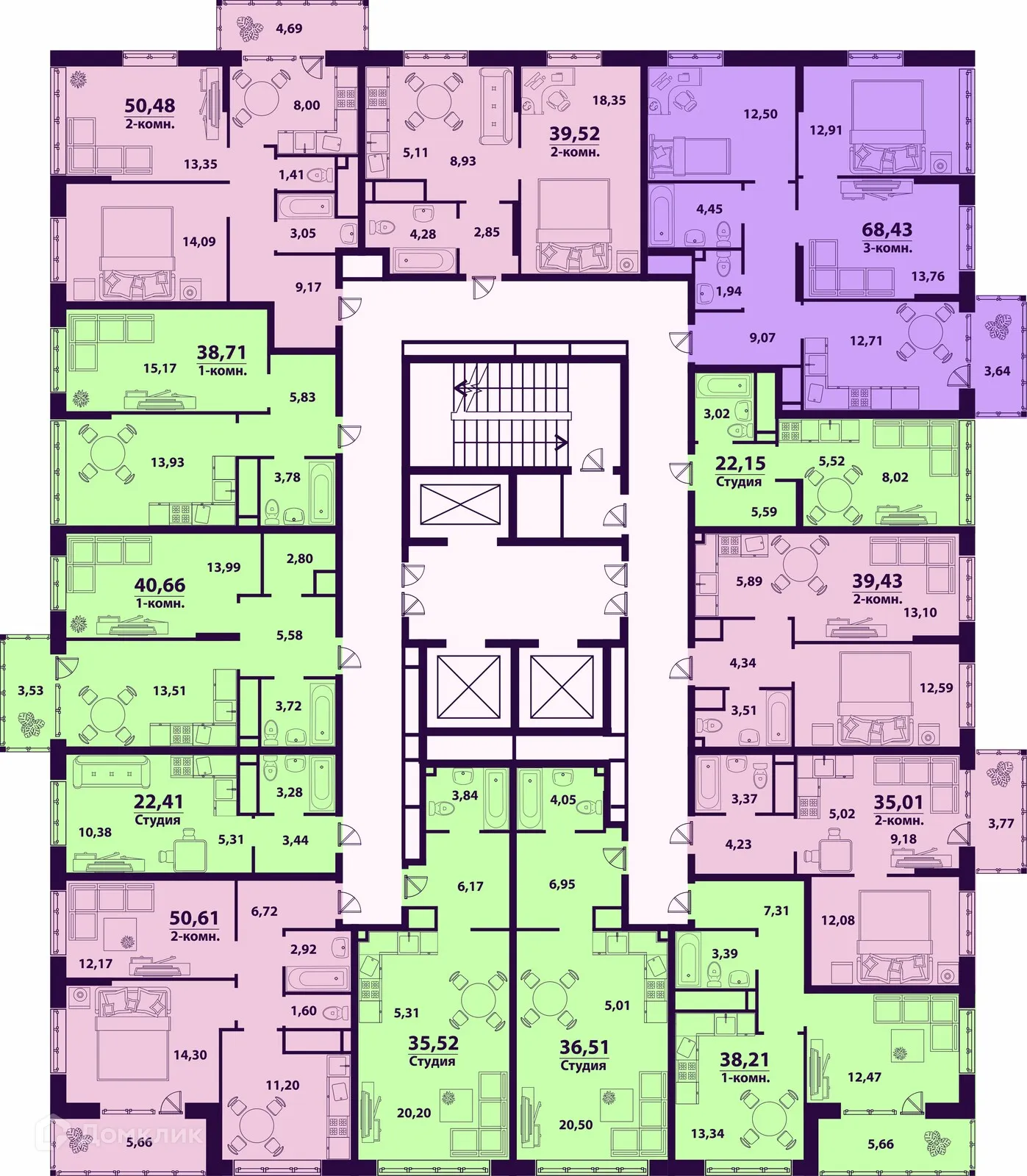 Фото квартиры в ЖК "Сиреневый"