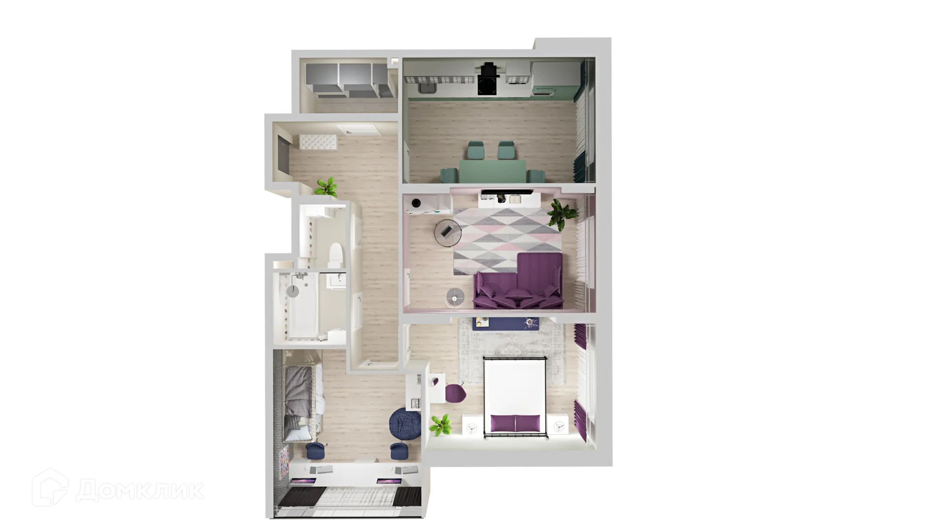 Фото квартиры в ЖК "Сиреневый"