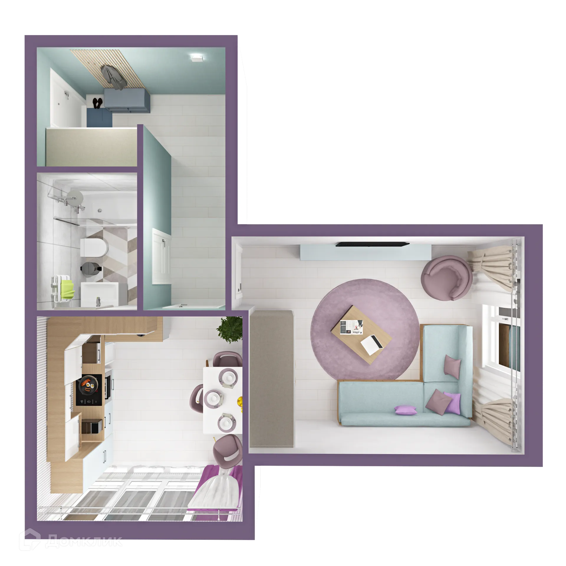 Фото квартиры в ЖК "Сиреневый"