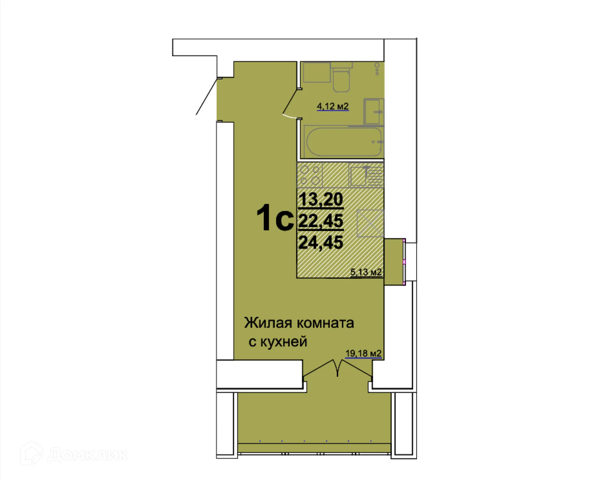 Фото квартиры в ЖК по ул. Оренбургская