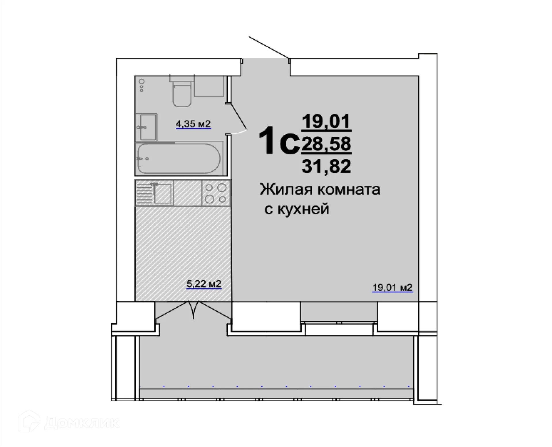 Фото квартиры в ЖК по ул. Оренбургская