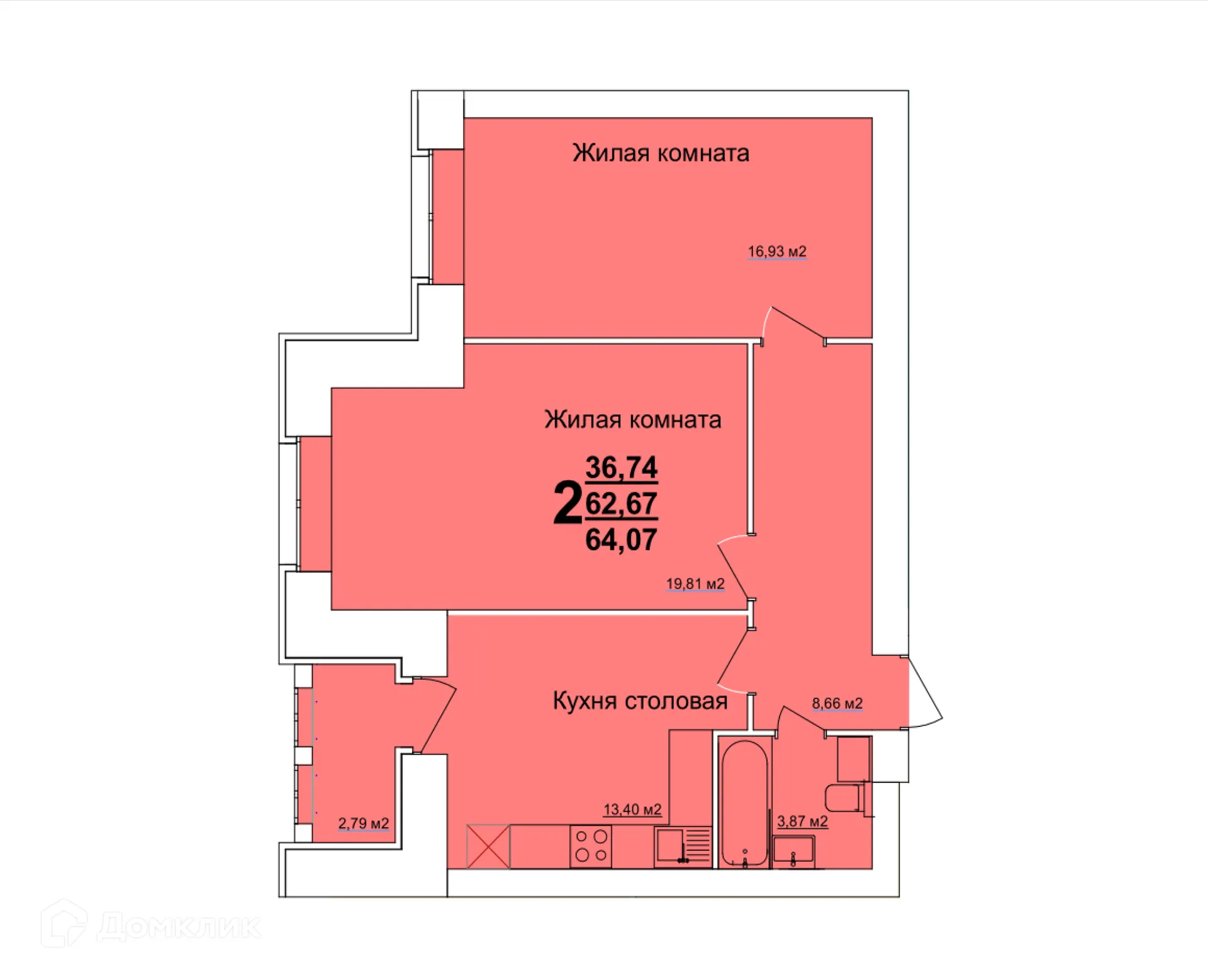 Фото квартиры в ЖК по ул. Оренбургская