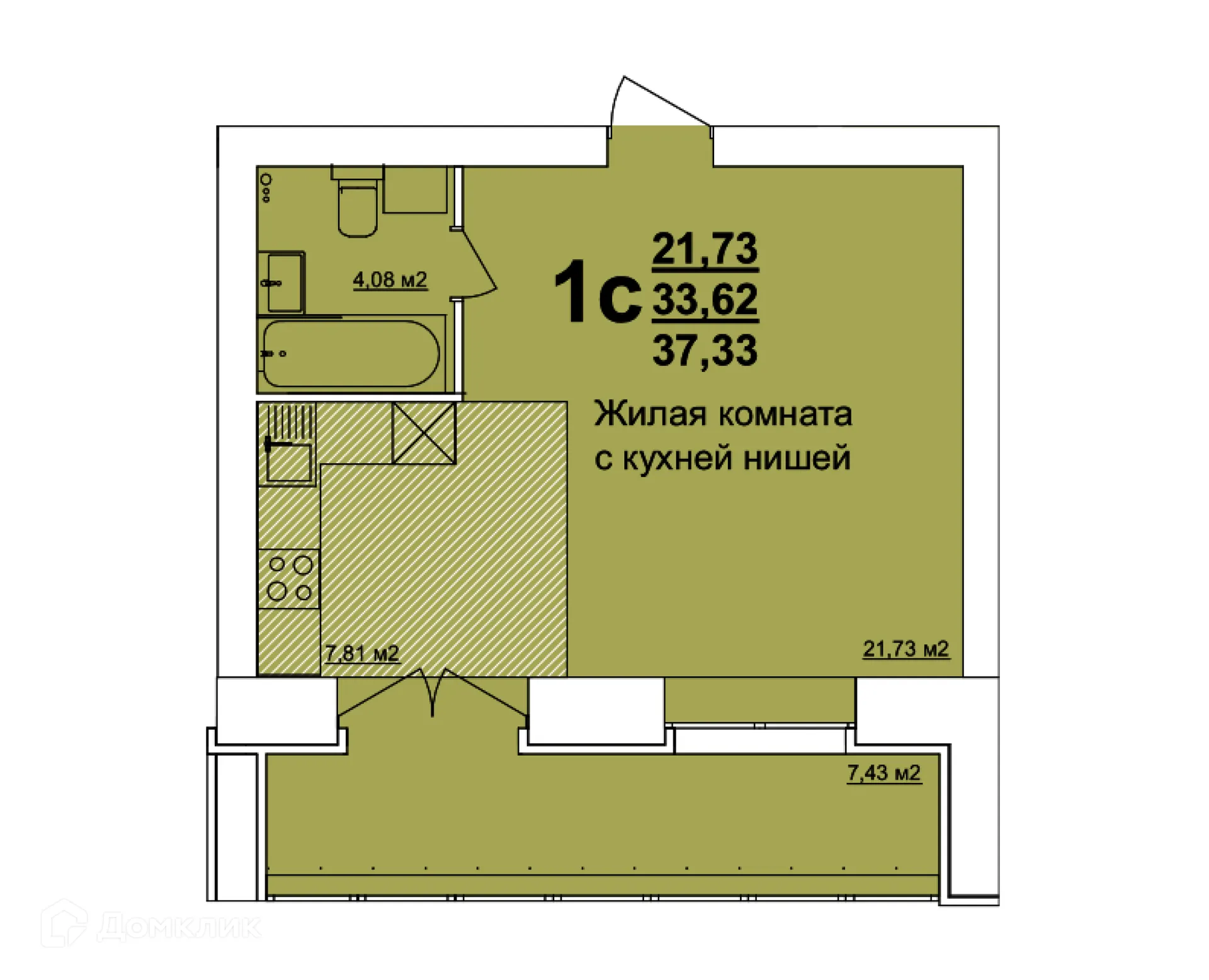 Фото квартиры в ЖК по ул. Оренбургская