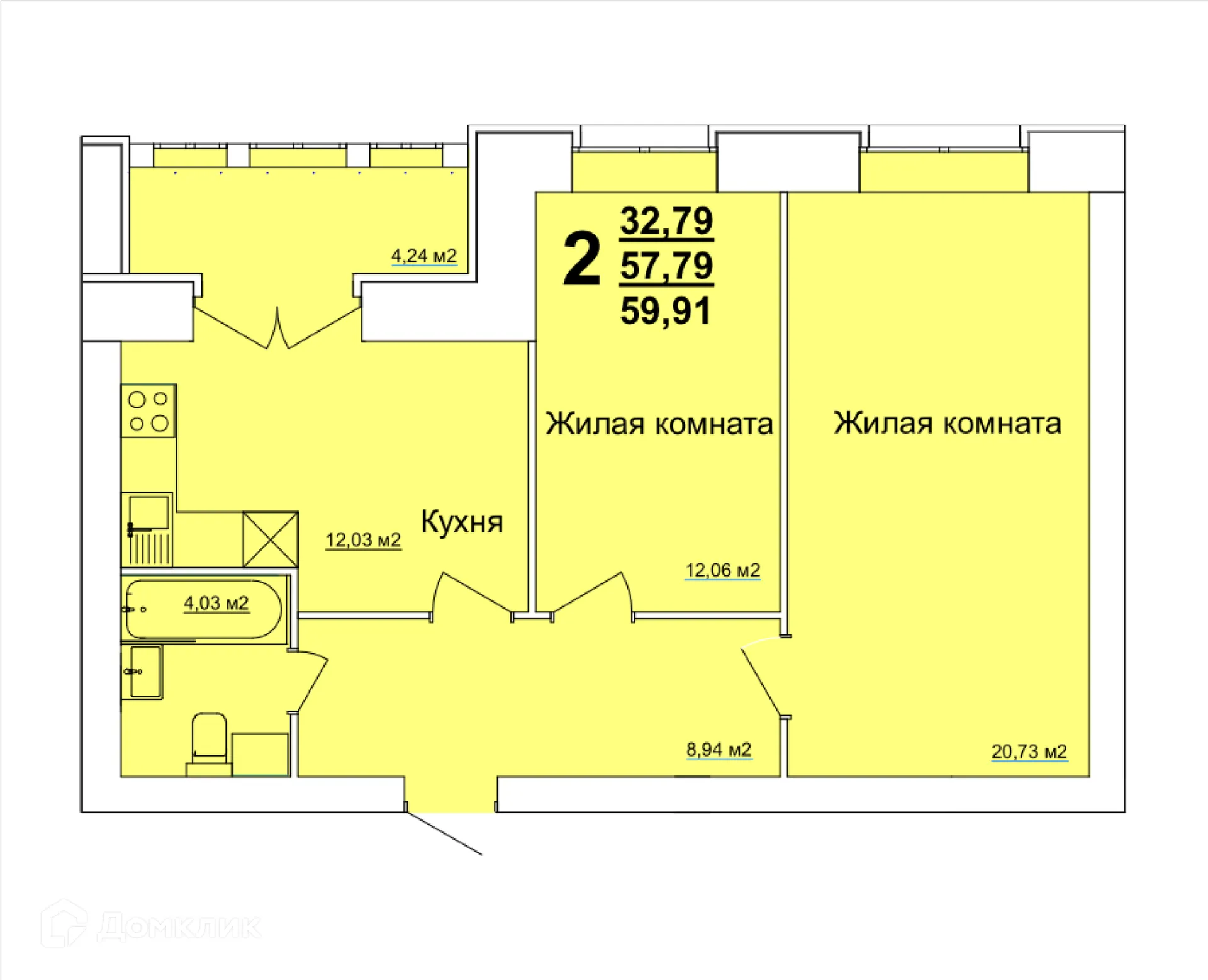 Фото квартиры в ЖК по ул. Оренбургская