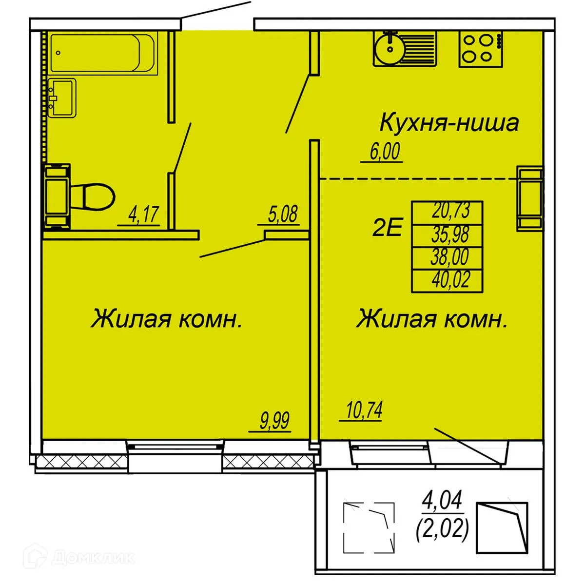 Фото квартиры в ЖК Чемпион