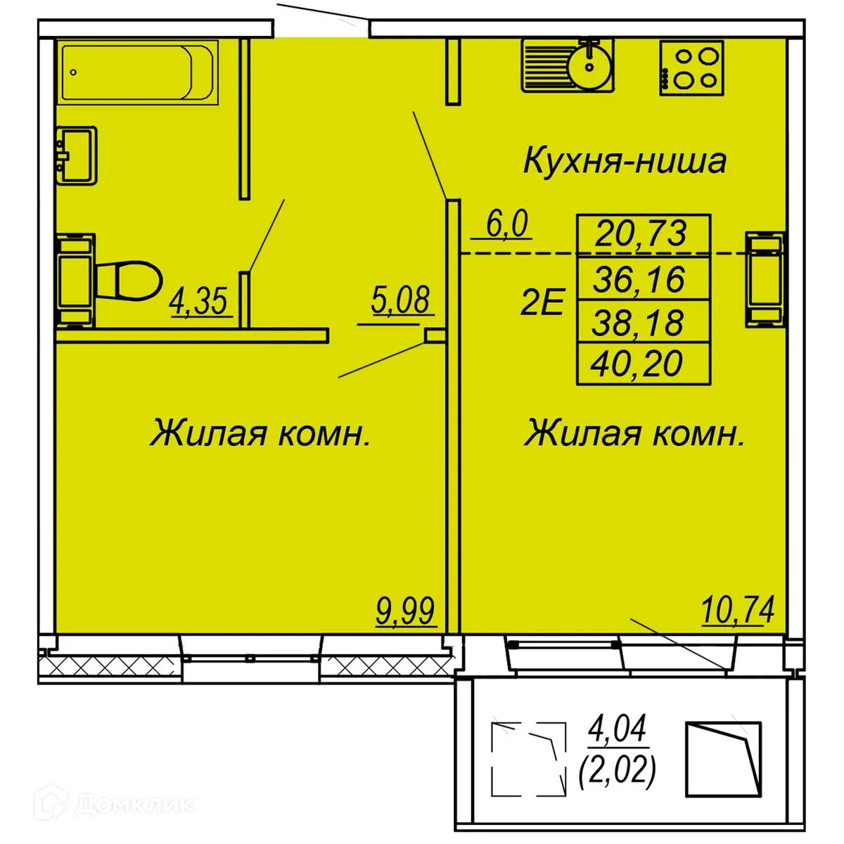 Фото квартиры в ЖК Чемпион