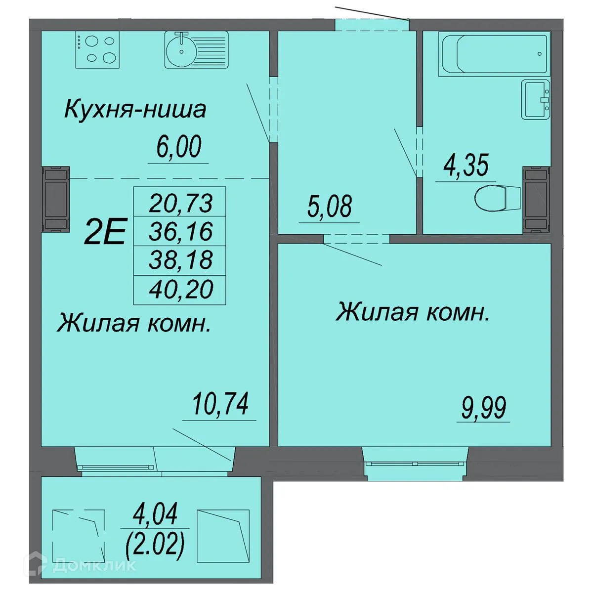 Фото квартиры в ЖК Маршал
