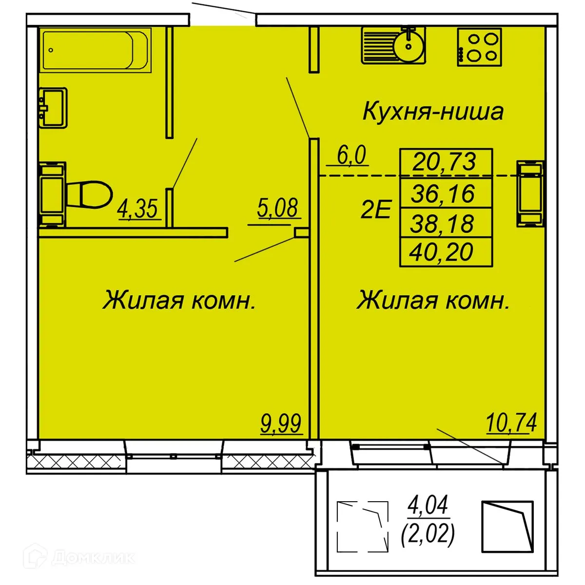 Фото квартиры в ЖК Чемпион