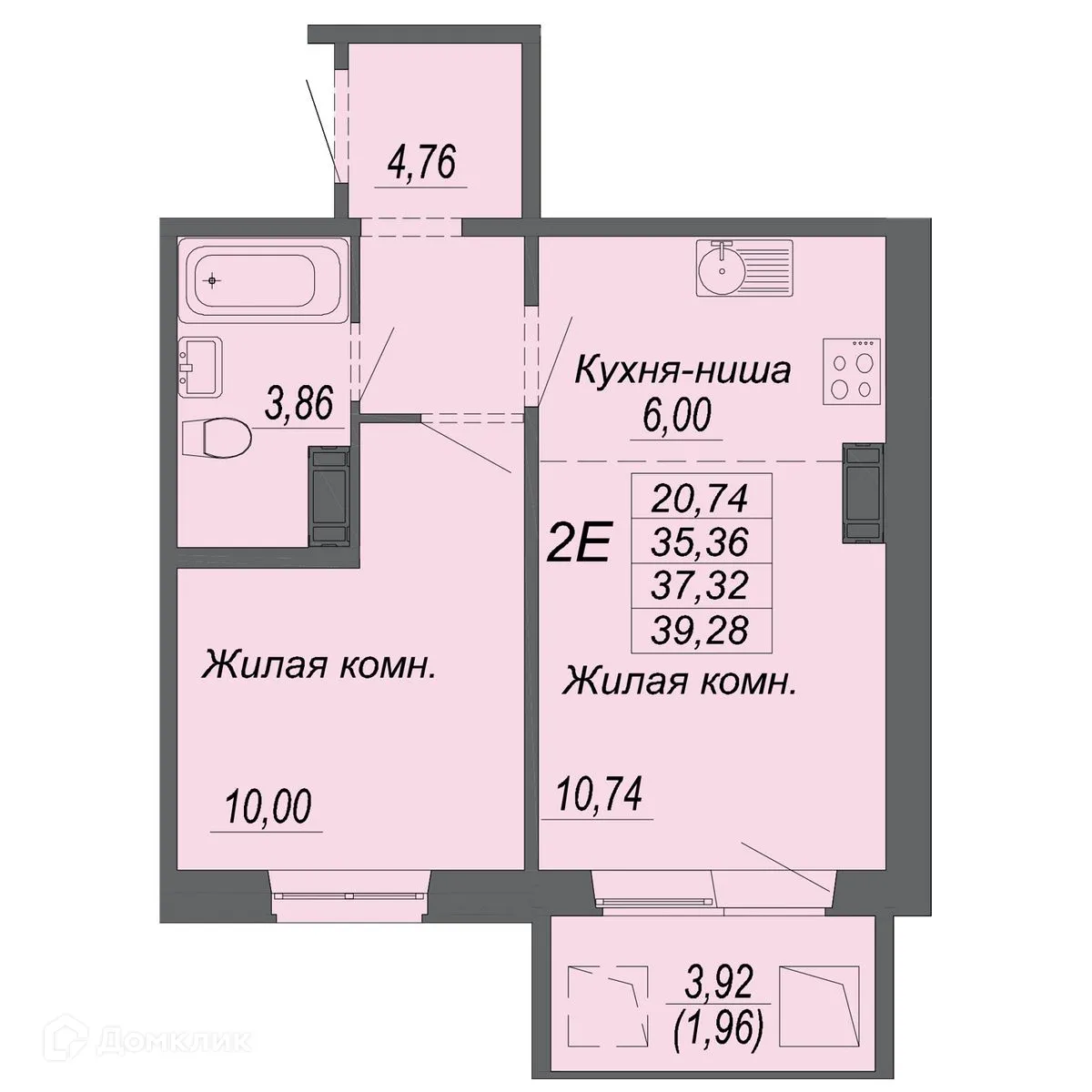 Фото квартиры в ЖК Маршал