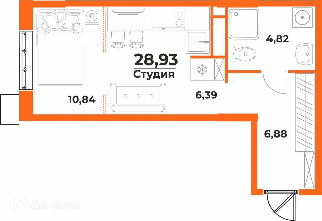 Фото квартиры в ЖК Живописный сад