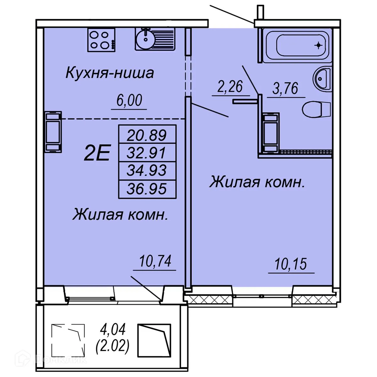 Фото квартиры в ЖК Чемпион