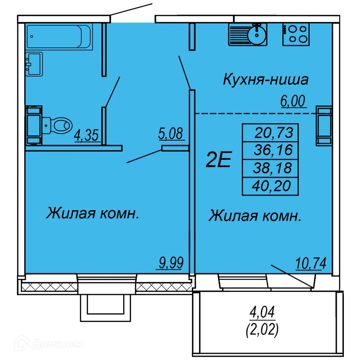Фото квартиры в ЖК Чемпион