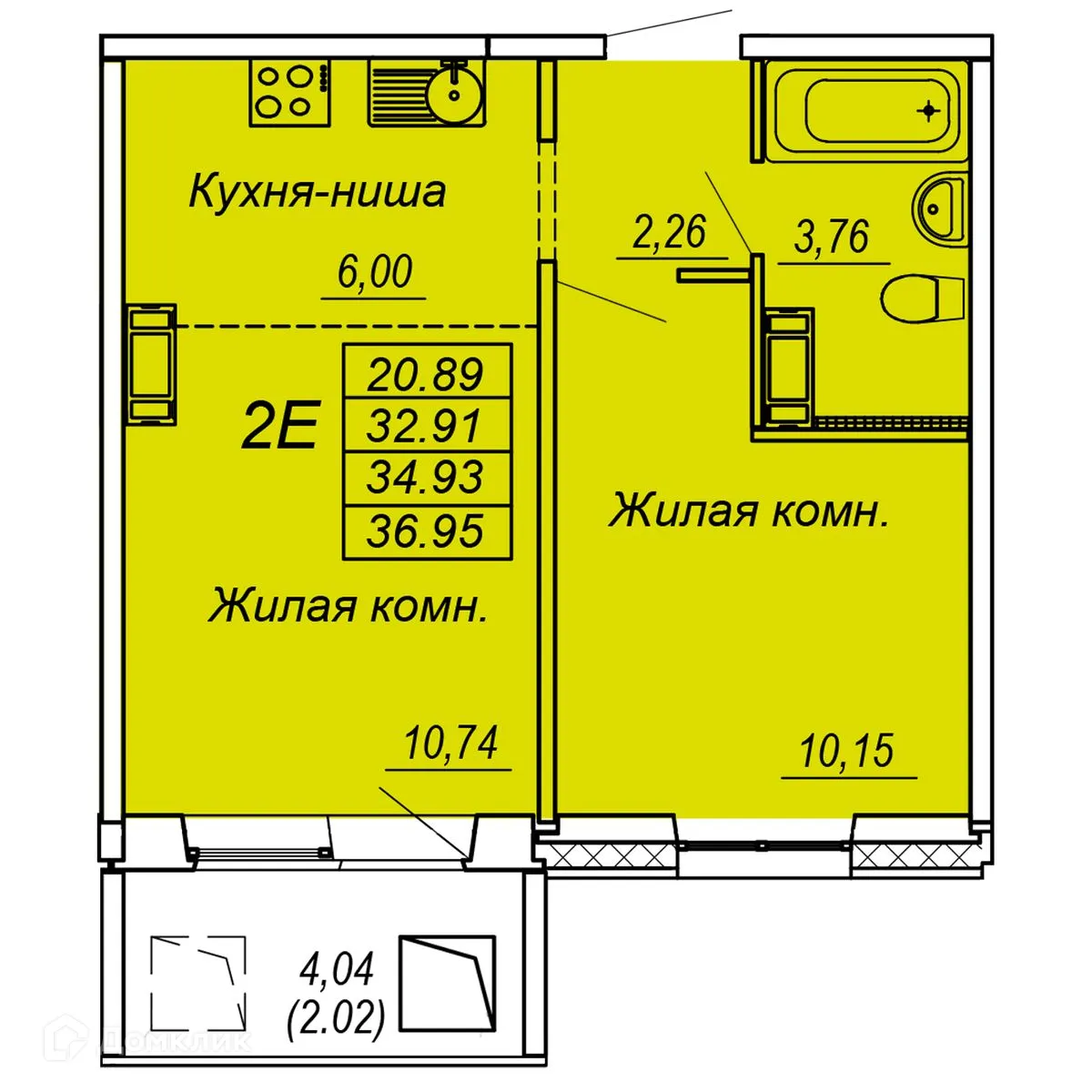 Фото квартиры в ЖК Чемпион