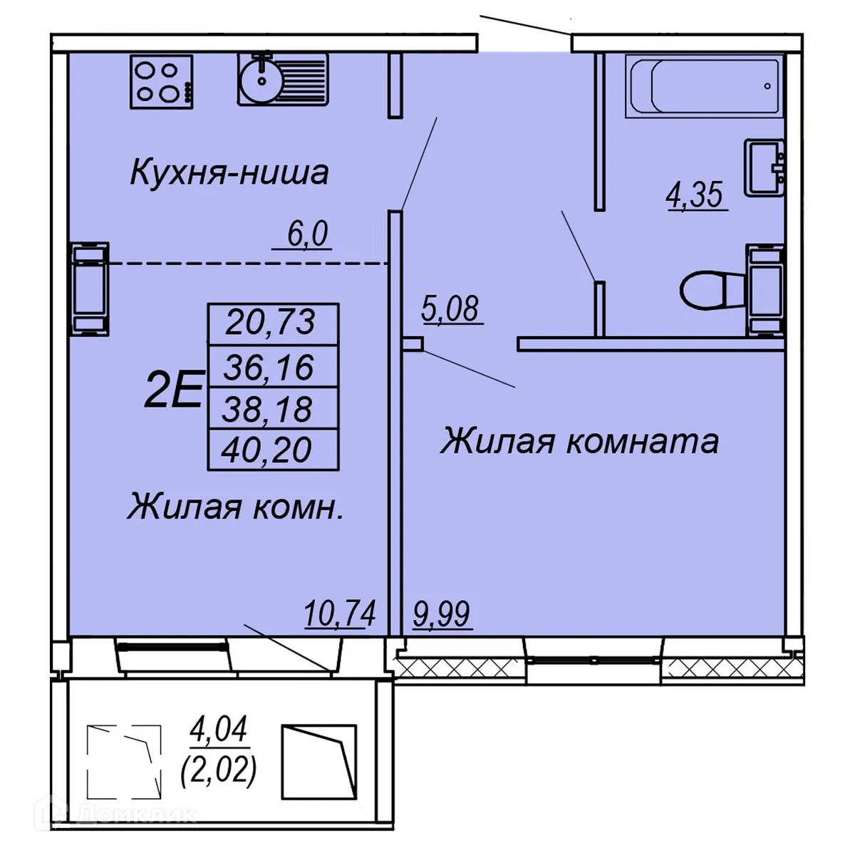 Фото квартиры в ЖК Чемпион