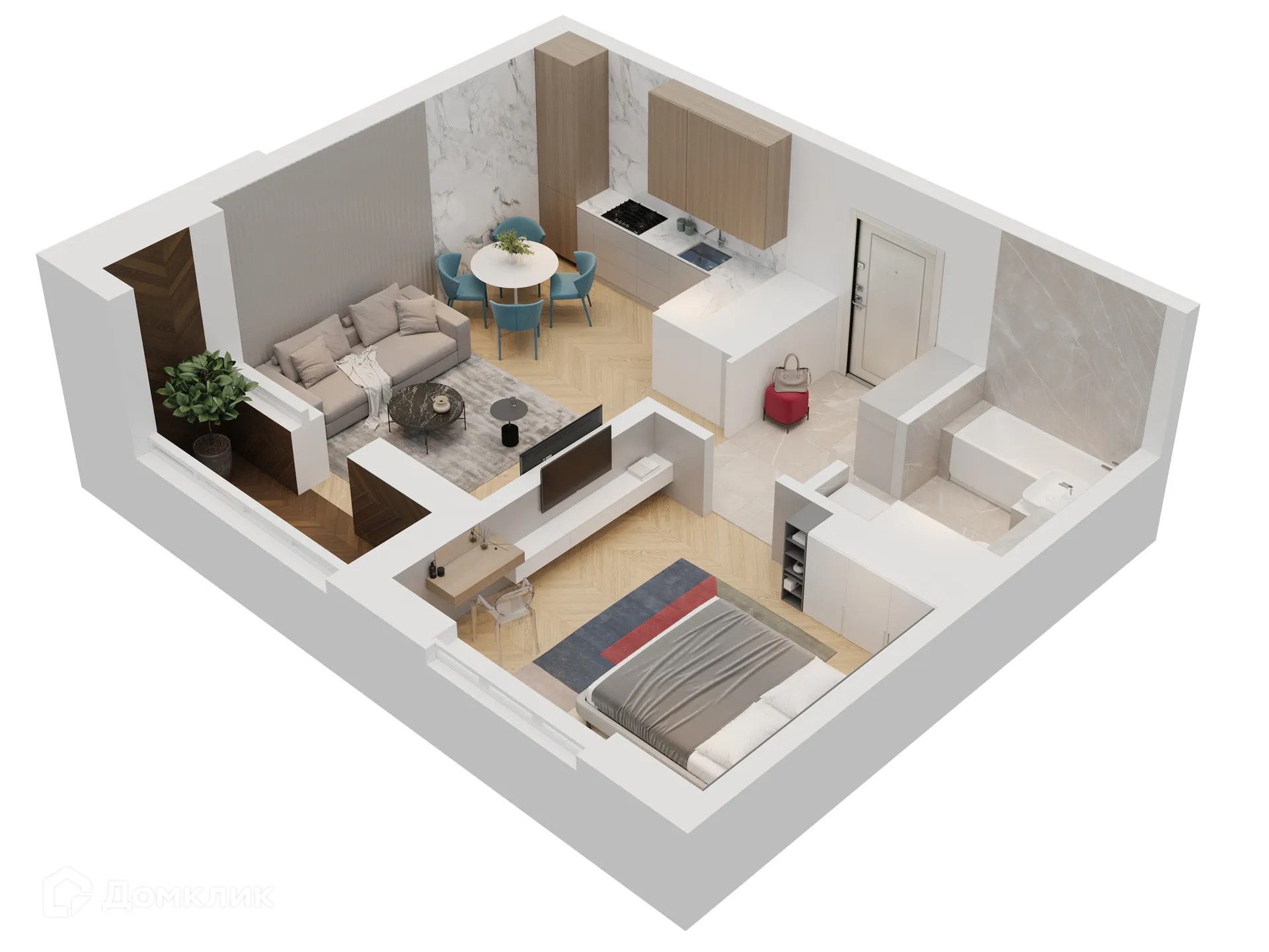 Фото квартиры в ЖК "Вишнёвый Сад"