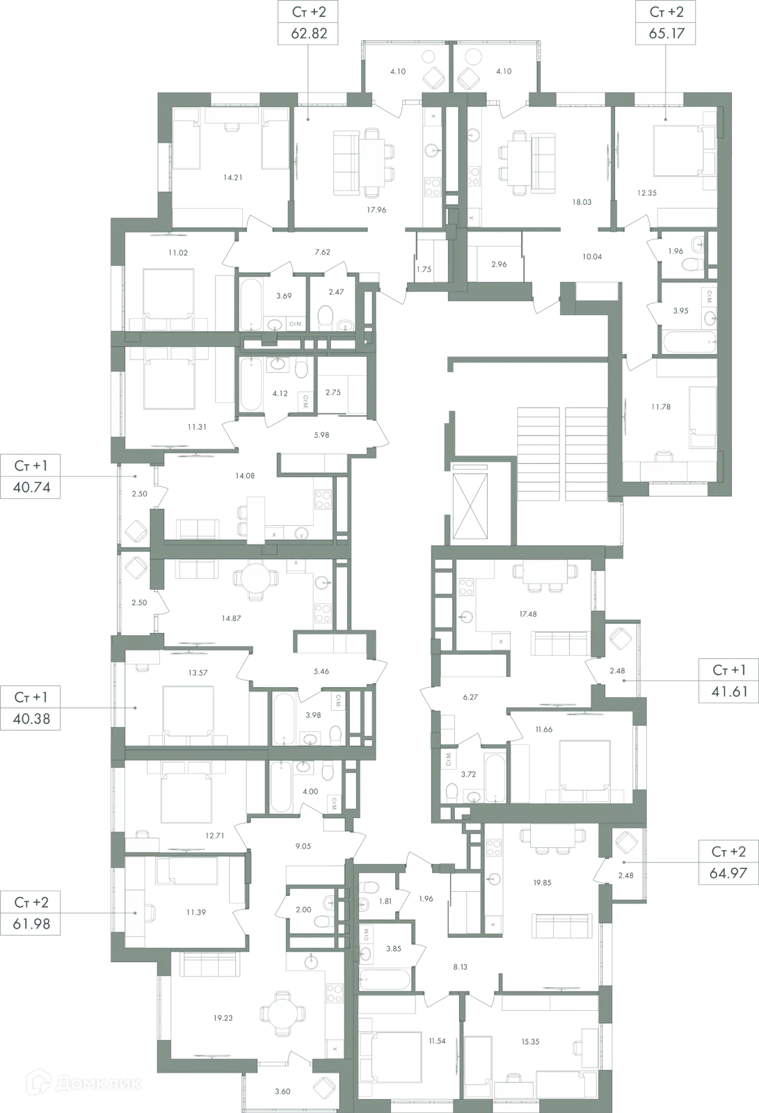 Фото квартиры в ЖК Дом бизнес-класса Дягилев