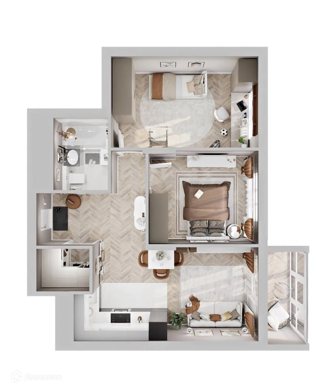 Фото квартиры в ЖК Дом бизнес-класса Дягилев