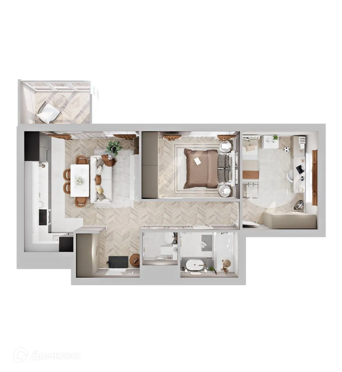 Фото квартиры в ЖК Дом бизнес-класса Дягилев