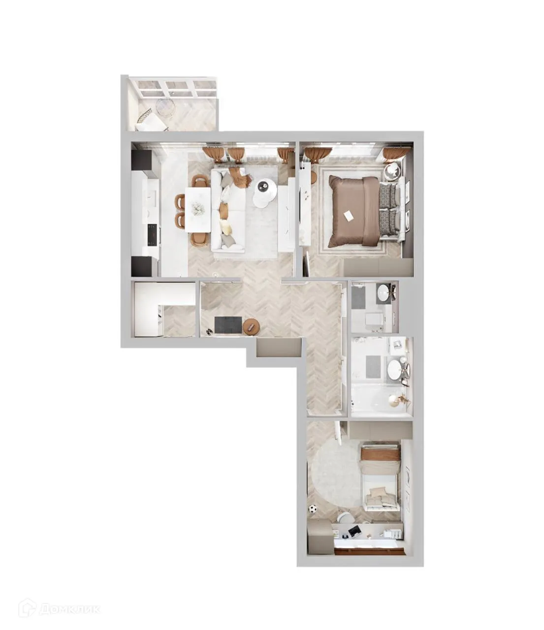 Фото квартиры в ЖК Дом бизнес-класса Дягилев