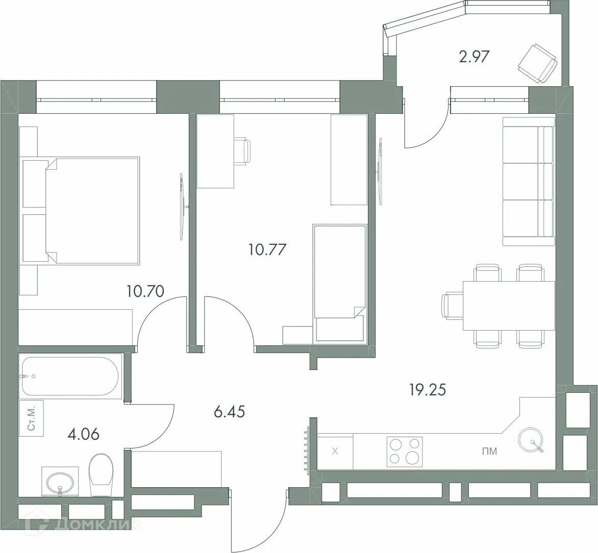 Фото квартиры в ЖК Есенин