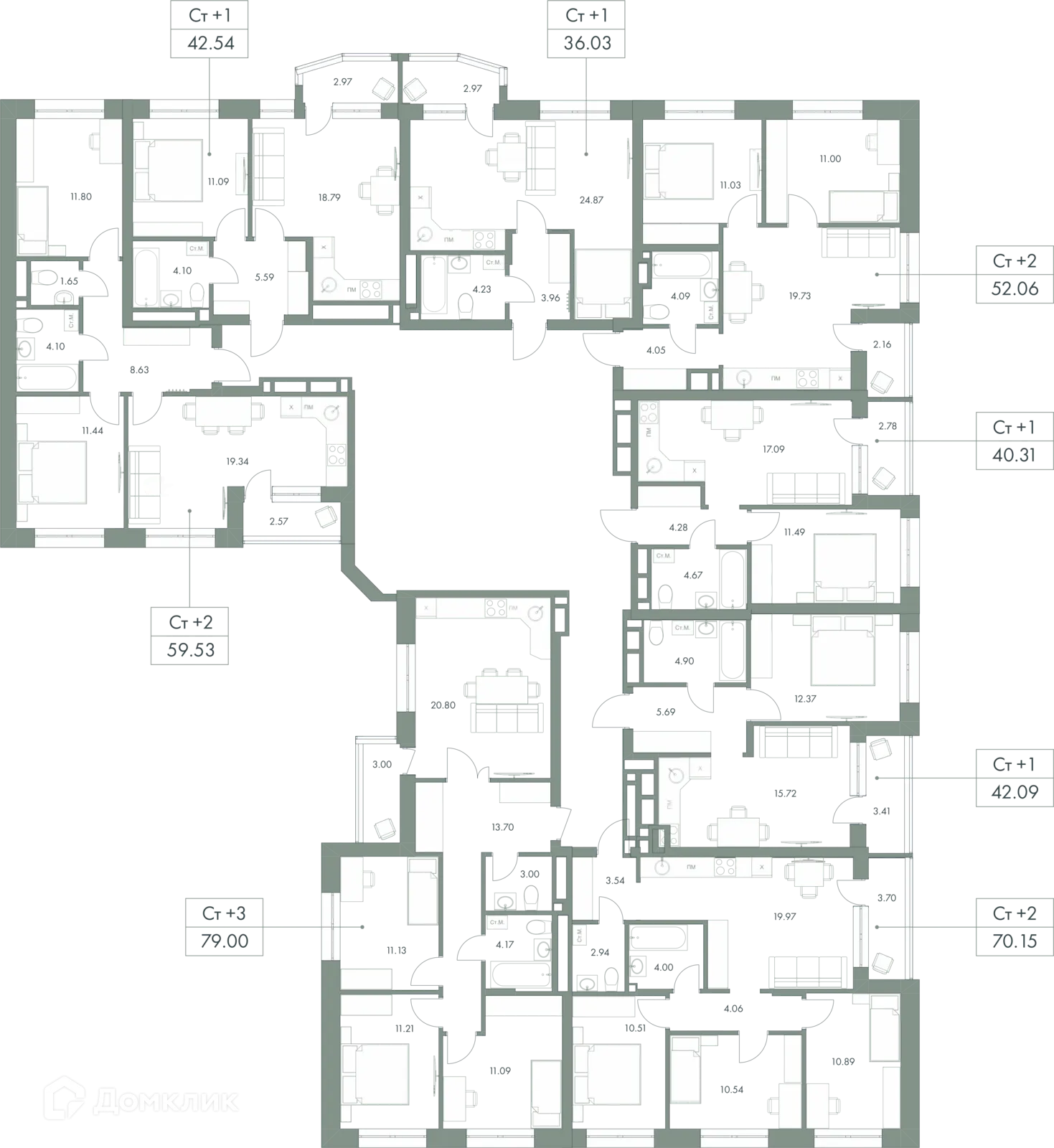 Фото квартиры в ЖК Есенин