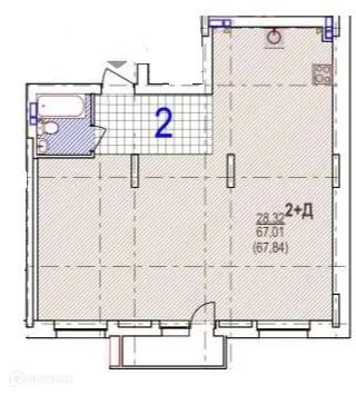 Фото квартиры в ЖК Дом по ул Бориса Лосева