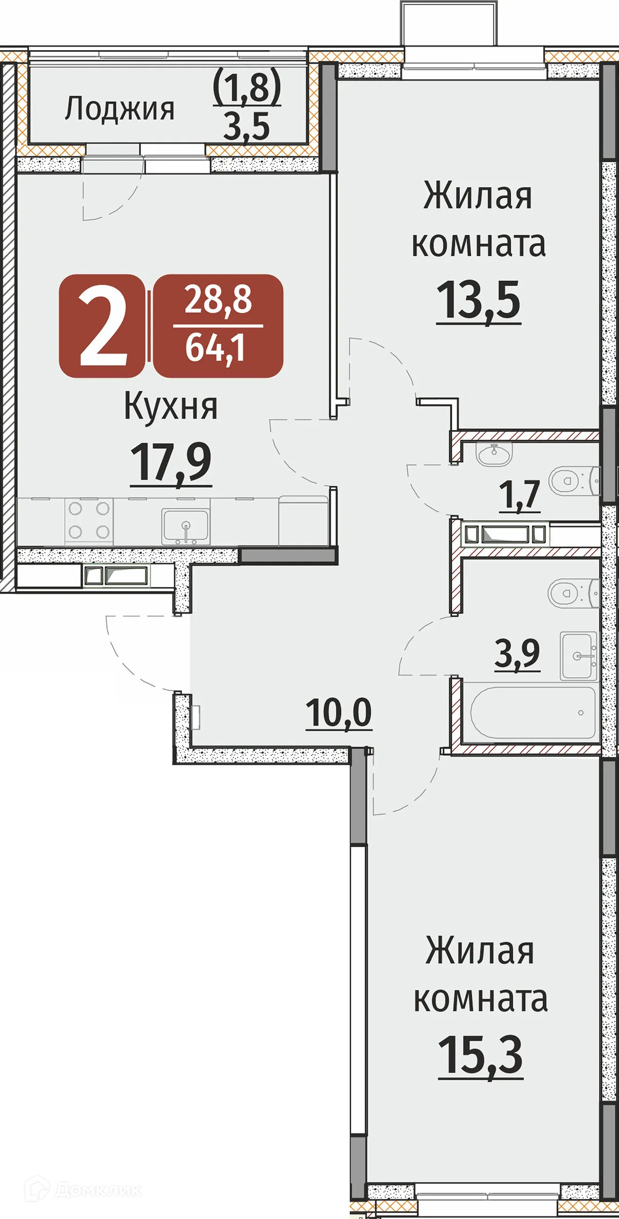 Фото квартиры в ЖК "Олимп"