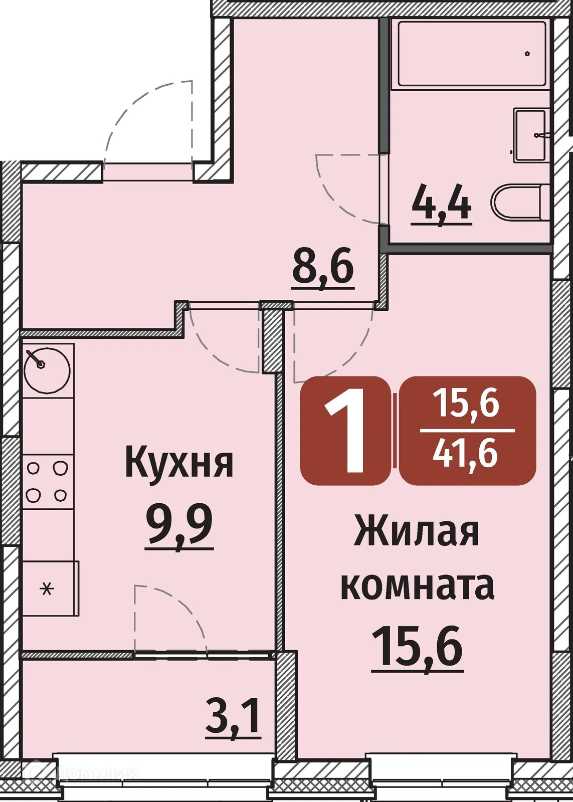 Фото квартиры в ЖК "Олимп"